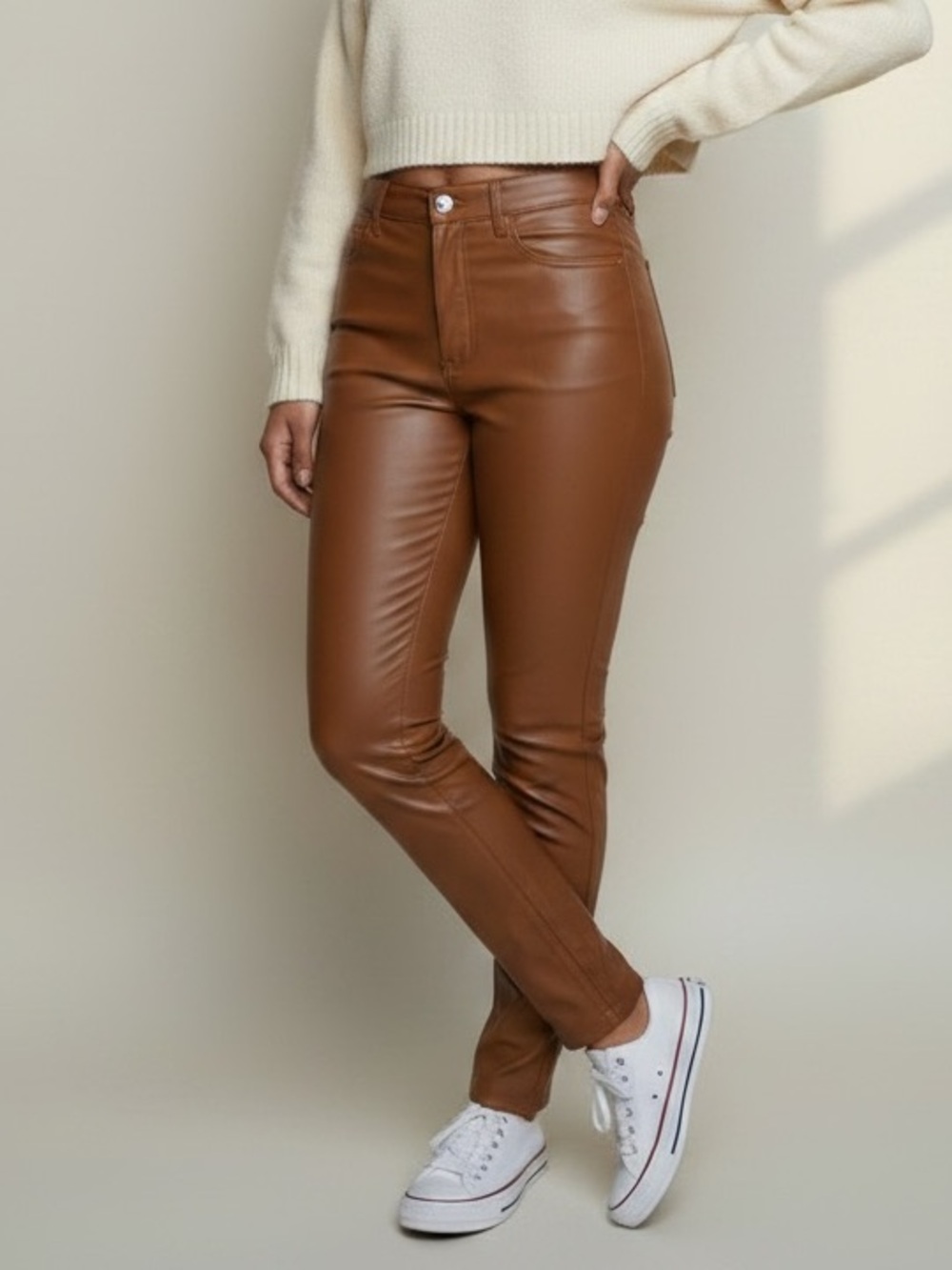 Aritzia Wilfred the Melina Faux Leather Pants